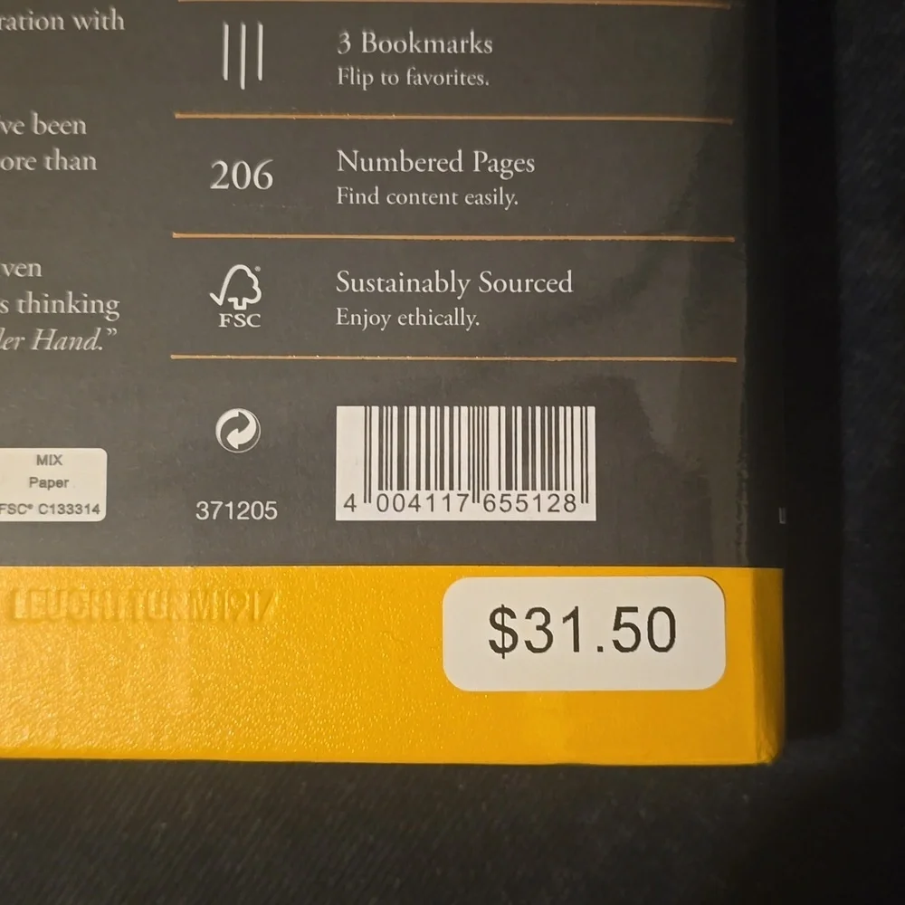 ❤️BUY 5 GET 3 FREE Bullet Journal Edition 2, Yellow24, Retail Price $31.50US